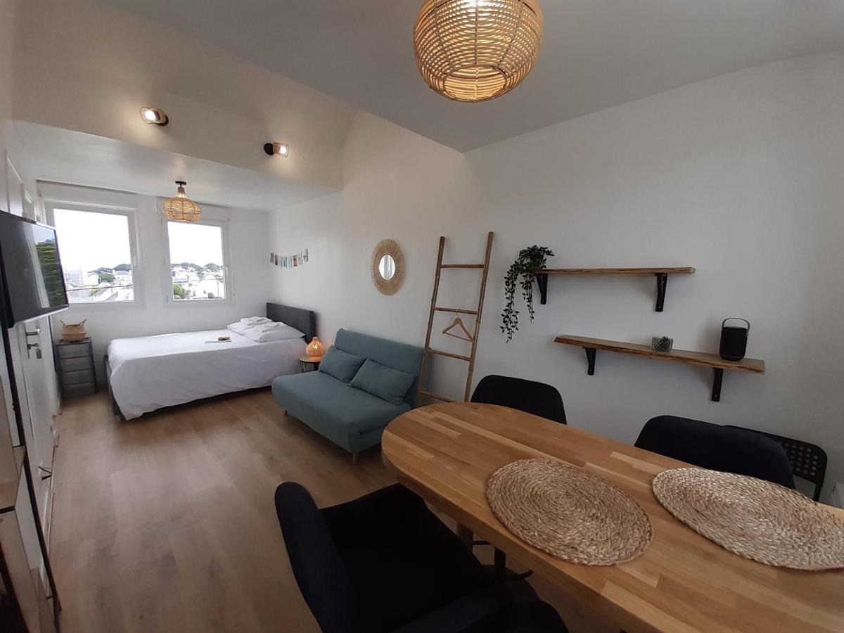 Studio Calme 20M² A 500 Metres De La Plage/ Centre Сен-Пиер-Киберон Екстериор снимка